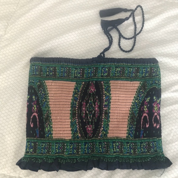 Tops - floral crop top